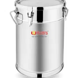 Rudra Silver Stainless Steel Air Tight Container for Kitchen Storage-image-53