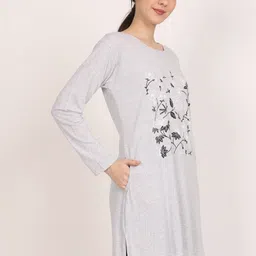 DDASPRATION Women Floral 2 Printed Pockets T-shirt image 5