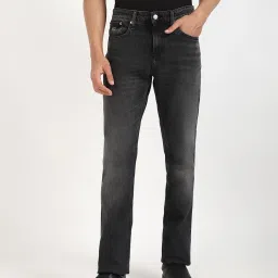 Tommy Hilfiger Denim Black Cotton Slim Fit Jeans image 1