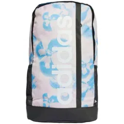 Adidas LIN BP GFX W Blue Printed Backpacks-picture-20