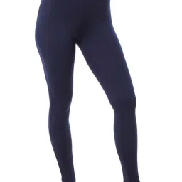 NABAIJI By Decathlon Navy Blue Plain Swimming Leggings image 1