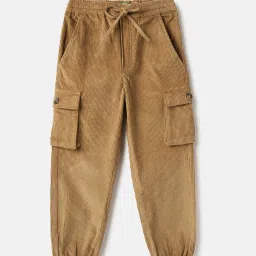 United Colors of Benetton Brown Pure Cotton Regular Trousers image 1