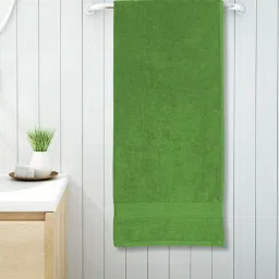 Spaces Colorfas Green Cotton 450 GSM Bath Towel image 1