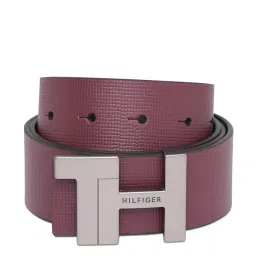 Tommy Hilfiger Men's Wine & Navy Bayley Reversible Belt image 1