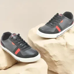 Woodland Men's Black Sneakers-picture-30