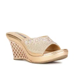 Bata Women's CLAUDIA E 23 Sultan Ethnic Wedges image 1