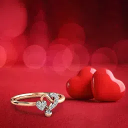 Candere by Kalyan Jewellers 18k Rose Gold & Diamond Ring for Women-picture-12