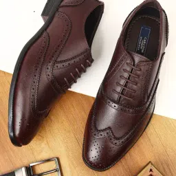 Carlton London Men's Brown Brogue Shoes-picture-10