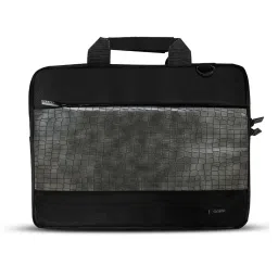 Gripp Croc Compact Executive Business Laptop and Tablet Bag For Macbook 13.3 Inch & 14 (Black) image 2