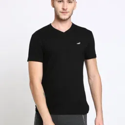 Crocodile Black Cotton Regular Fit T-Shirt-picture-26