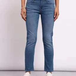 Lee Indigo Slim Fit Mid Rise Jeans image 1