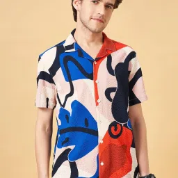 People by Pantaloons Shell Slim Fit Printed Shirt image 1
