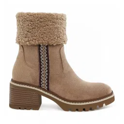 London Rag Women's Beige Snow Boots image 1