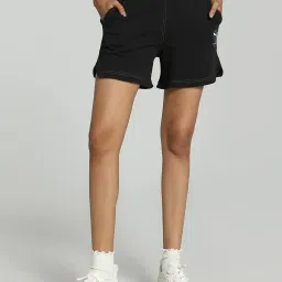 Puma Black Textured Pattern Sports Shorts image 1