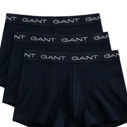 Gant Navy Regular Fit Trunks - Pack Of 3 image 1