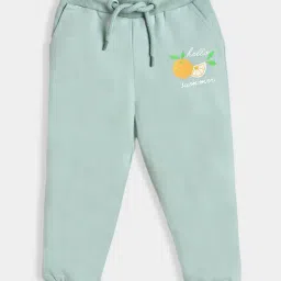 MiArcus Kids Green & Grey Printed Joggers (Pack Of 2) image 3