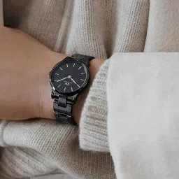 Daniel Wellington DW00100414 Iconic Link Ceramic Analog Watch for Women image 1