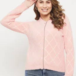 MADAME PinkSelf Full Sleeves Sweater image 1