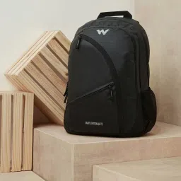 Wildcraft Ace 2 Black Polyester Solid Laptop Backpack - 25 Ltrs image 1