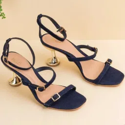 Inc.5 Women's Navy Ankle Strap Stilettos image 1