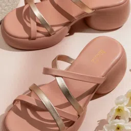 Inc.5 Women's Peach Casual Sandals image 1