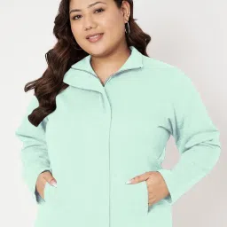 BRINNS Green Solid Pullover Sweatshirt image 1