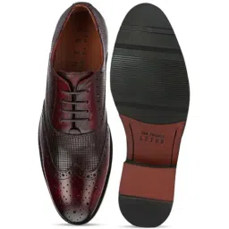 San Frissco Men's Cherry Brogue Shoes image 3