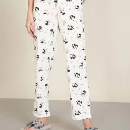 Dreamz By Pantaloons White Mid Rise Pyjamas image 1