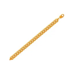 Rihi by P.C. Chandra Jewellers 92.5 Sterling Silver Gold-Plated Link Bracelet for Men & Boys-picture-20