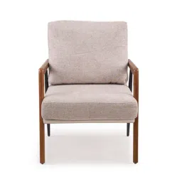 Durian Lenny Beige Fabric 1 Seater Lounge Chair-picture-21