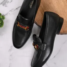 Cobblerz Men's Black Formal Loafers image 1