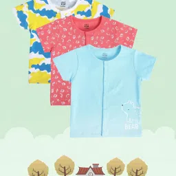 MINIKLUB Kids Multicolor Printed Shirt (Pack Of 3) image 1