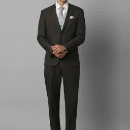 Louis Philippe Green Slim Fit Three Piece Suit image 1