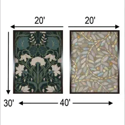 Indian Classic Art Multicolor Canvas Abstract Wall Art image 5