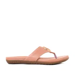 Khadim Women's Pink Thong Sandals-image-8