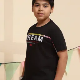 Monte Carlo Boys Black Printed T-Shirt image 3