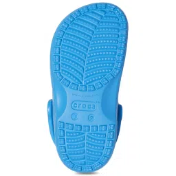 Crocs Kid's Baya Ocean Blue Back strap Clogs image 4