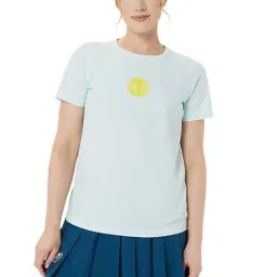 Asics Blue Printed Sports T-Shirt-image-71