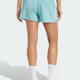 Adidas Turquoise Regular Fit Sports Shorts image 2