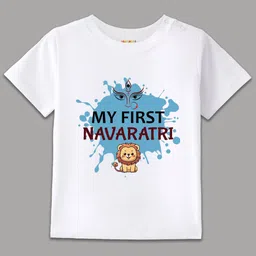 BLUSHES Kids Typography Printed Short Sleeves Pure Cotton T-shirt-picture-52
