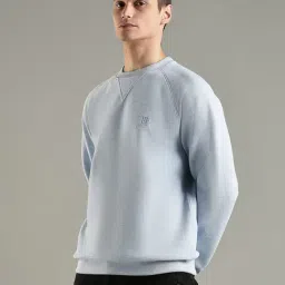 TOMMY HILFIGER White Solid Regular Fit Cotton Sweatshirt image 3