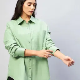 Chimpanzee Green Cotton Regular Fit Shirt-picture-11