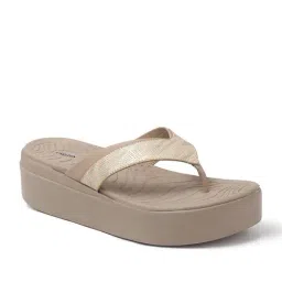 Carlton London Women's Beige Casual Sandals image 2