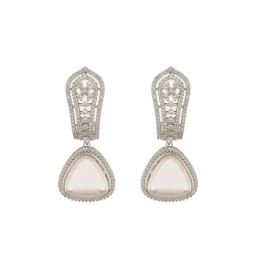 Saraf RS Jewellery Silver Statement Brass Earrings for Women-picture-42