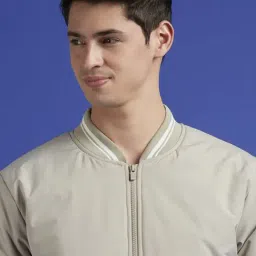 Pepe Jeans Grey Regular Fit Bomber Jacket image 5