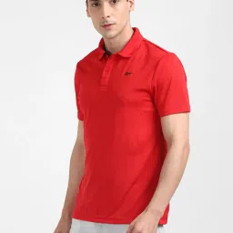 Reebok Red Cotton Regular Fit Polo T-Shirts image 3