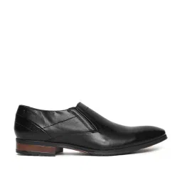 Gabicci Men's Black Formal Slip-Ons image 2