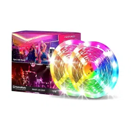 HomeMate 10m Multicolor Smart LED Kit Works with Google Assistant and Alexa (Multicolor) image 1