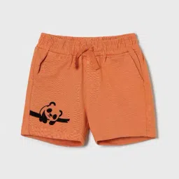 Juniors By Lifestyle Rust Cotton Regular Fit Printed Shorts-picture-20