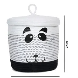 Myntra Elegant Homes White Cotton Reusable Multi-Utility Organisers image 5